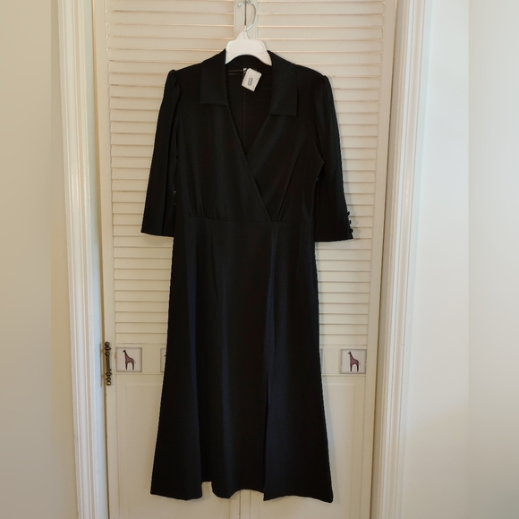 Maison Tara Dresses & Skirts - Maison Tara Black Long Sleeve Dress